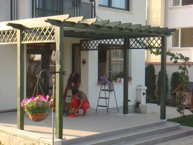 darvena pergola terasa
