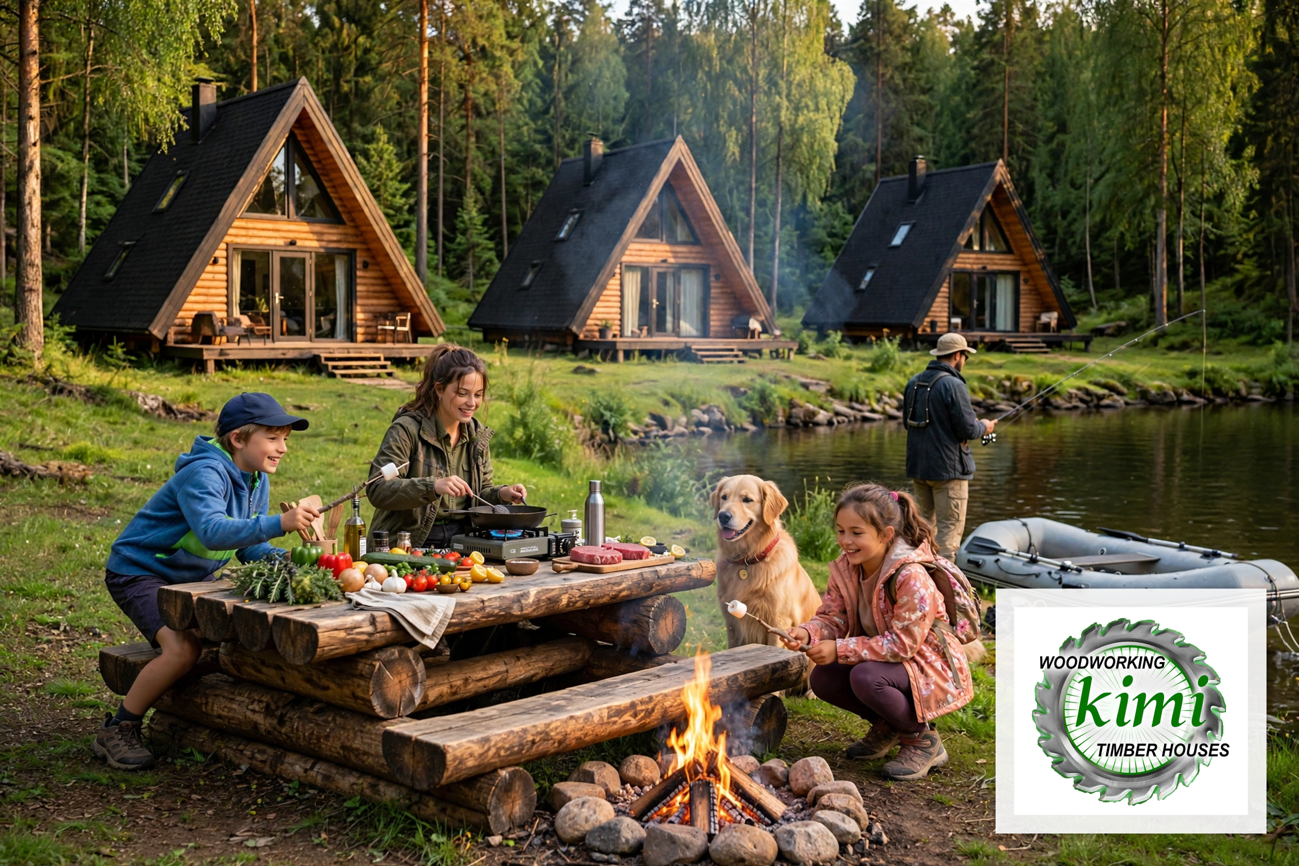 27.50 м2 + 8.10 м2 Дървена Алпийска Къща с Включена Основа - Image 4