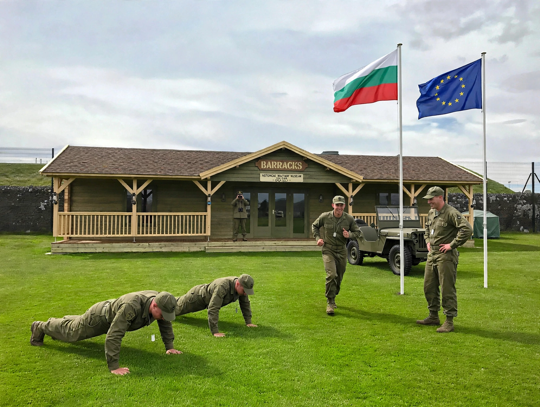 96 м2 + 32 м2 Дървена къща за спортни/военни/училищни прояви - Image 5