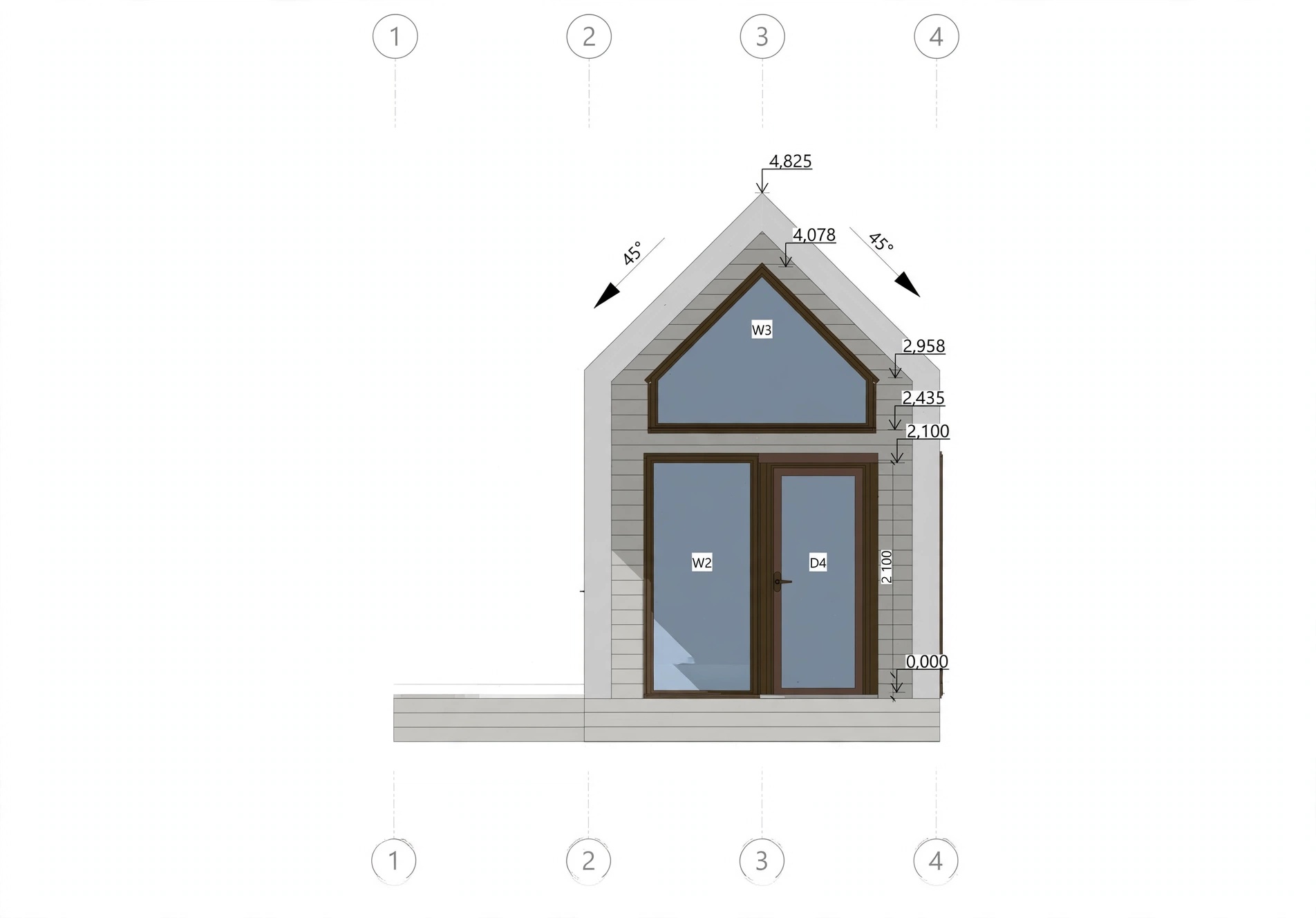28.00 м2 +15.76 м2 Дървена Сглобяема Къща Barn House - Image 13