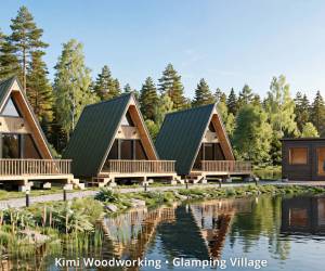 KIMI Glamping Village - Идеен проект за вилно селище